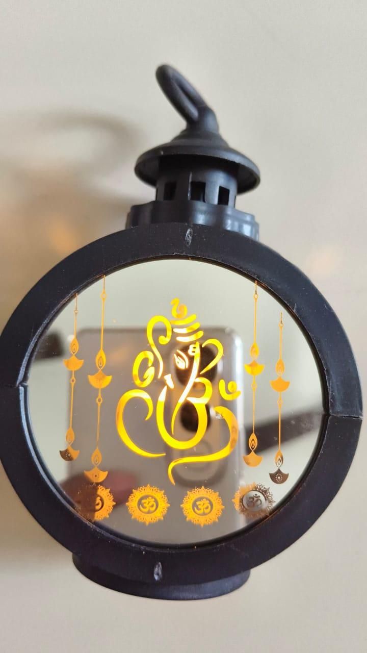 Aura Diya Lumina – Artisanal Ganesh Ji Lantern of Abundance