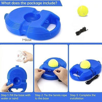 ElitePro Solo Tennis Trainer Rebound Ball with Premium String