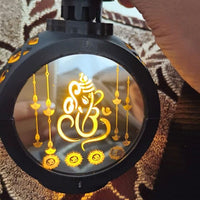 Aura Diya Lumina – Artisanal Ganesh Ji Lantern of Abundance