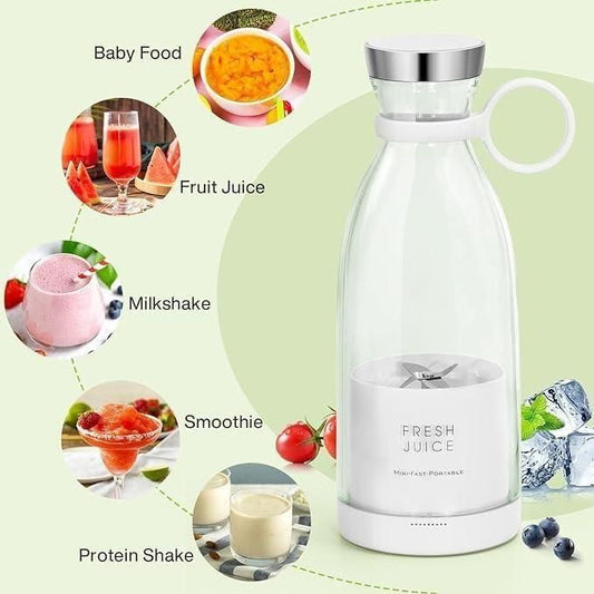 ÉCLAT VOYAGE – Portable USB-C Rechargeable Juicer Blender (380ml)