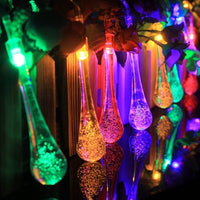 Luminous Diya Cascade String Lights - 14 LED Raindrop Fairy Lights