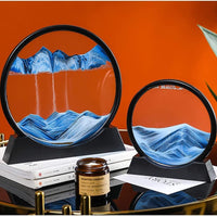 AQUA FLUX Kineticscape – Artisanal 3D Seascape Meditation Sculpture