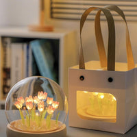 LUMINA BLOOM – Artisanal Touch-Activated Table Luminaire