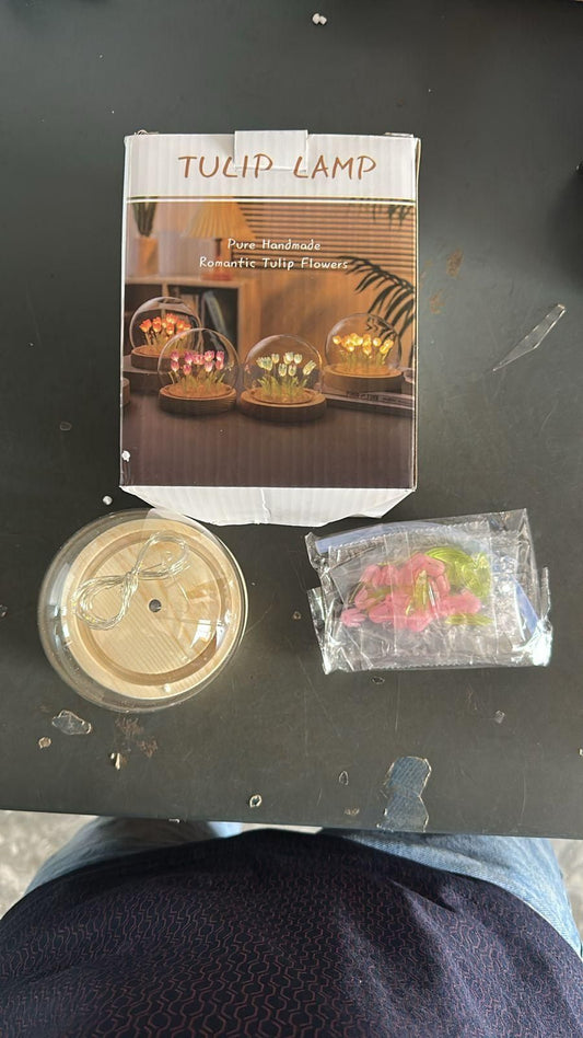 LUMINA BLOOM – Artisanal Touch-Activated Table Luminaire