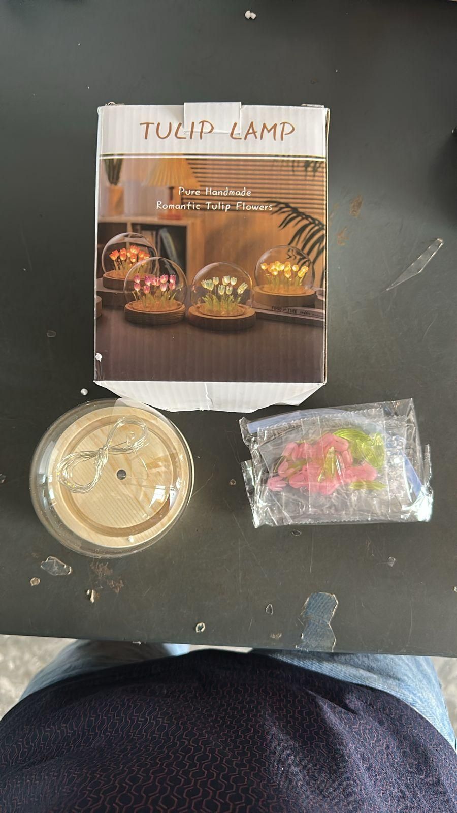 LUMINA BLOOM – Artisanal Touch-Activated Table Luminaire