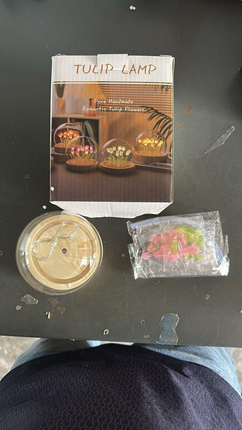 LUMINA BLOOM – Artisanal Touch-Activated Table Luminaire