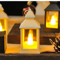 AURA NOCTURNE – Artisanal LED Hanging Lanterns (Set of 2)