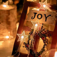 Serial String Star Lights for Decoration