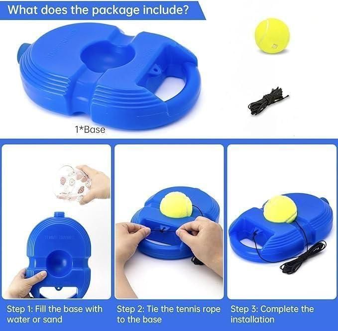 ElitePro Solo Tennis Trainer Rebound Ball with Premium String