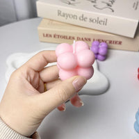 Wax Tiny Cloud Bubble Cube Candle (Pack of 4)