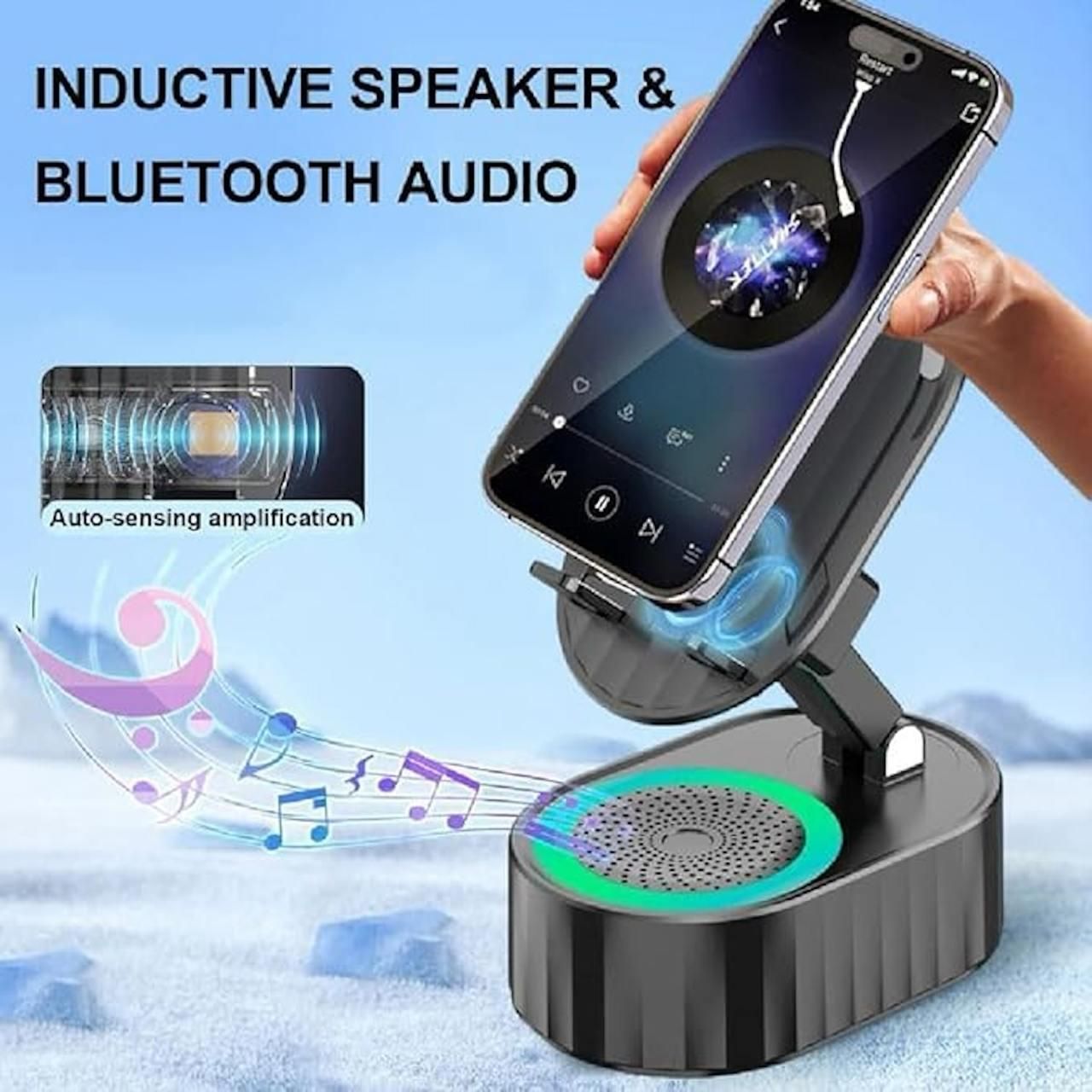 5 in 1 Wireless Induction Speaker