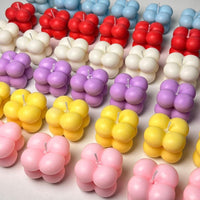 Wax Tiny Cloud Bubble Cube Candle (Pack of 4)