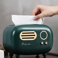 Vintage Radio Box Tissue Holder