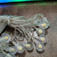 New 16 LED Crystal Balls String Light