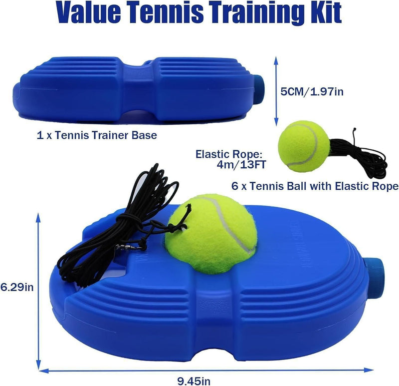 ElitePro Solo Tennis Trainer Rebound Ball with Premium String