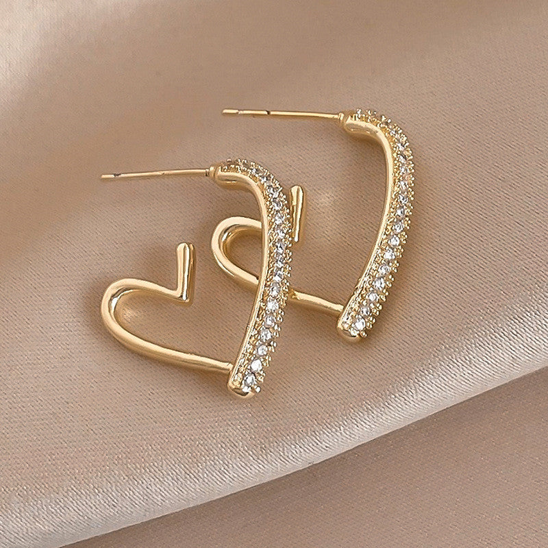 New Trendy Love Heart Earrings