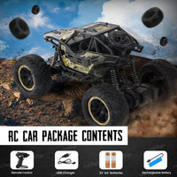 Remote Controlled  Rock Crawler Monster Truck Toy Vehicle for Kids.