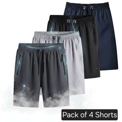 AETHER WEAVE | Men's Premier Performance Shorts (4-Pack Collection)