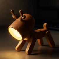 LUMINA CERF – Artisan Deer Silhouette LED Desk Luminaire