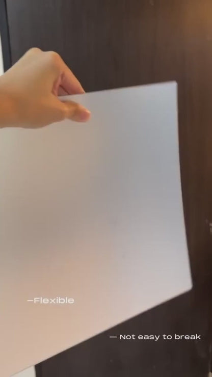 "LUMINA ÉCLAT 3D Mirror Wall Art – Set of 4 Silver Acrylic Reflective Tiles"